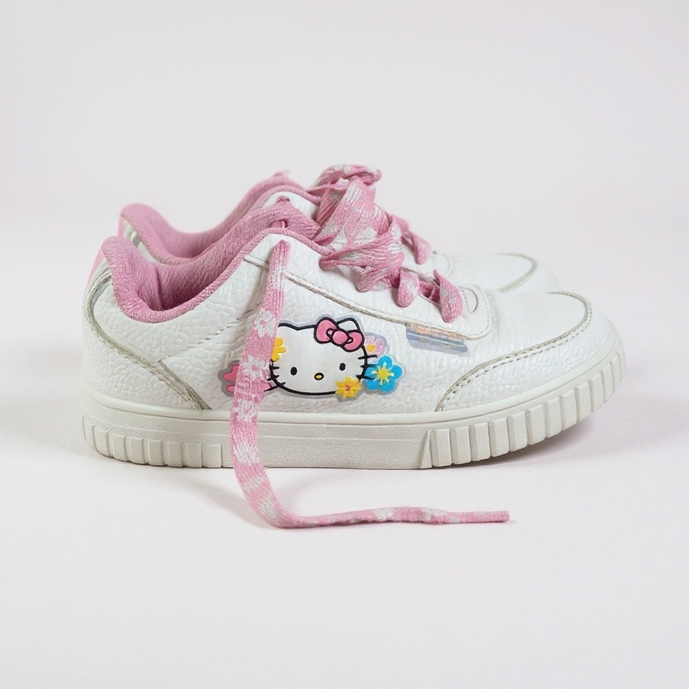 Hello Kitty Pink and White Kids Sneakers